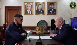 Ахмед Дудаев провел встречу с президентом Адвокатской палаты ЧР Шамханом Катаевым
