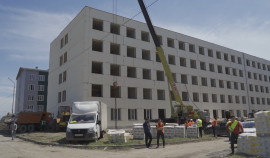 Магомед Даудов и Валерий Кузнецов посетили место строительства баз для новых батальонов