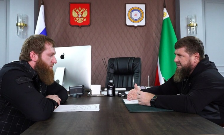 Рамзан Кадыров встретился с министром ЧР по физической культуре и спорту Валидом Эдиловым