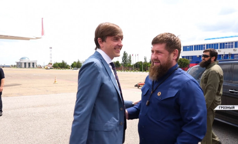 Министр просвещения РФ Сергей Кравцов посетил Чеченскую Республику
