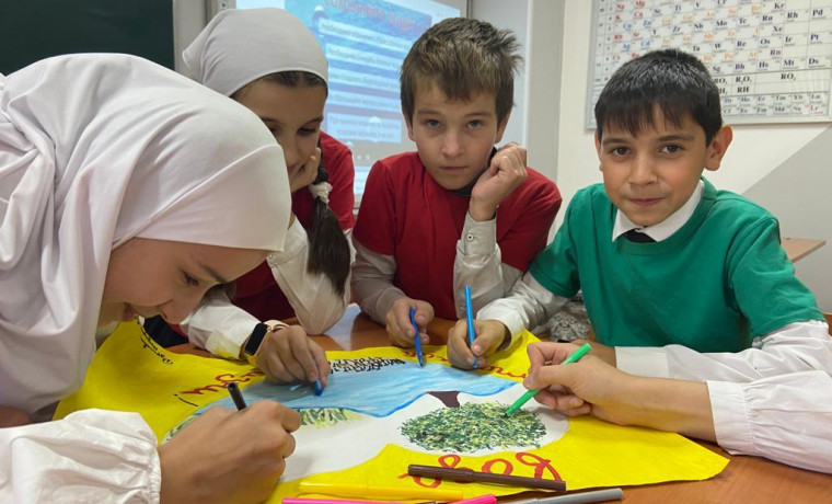 В Курчалоевском районе школьников обучают бережному отношению к водным ресурсам