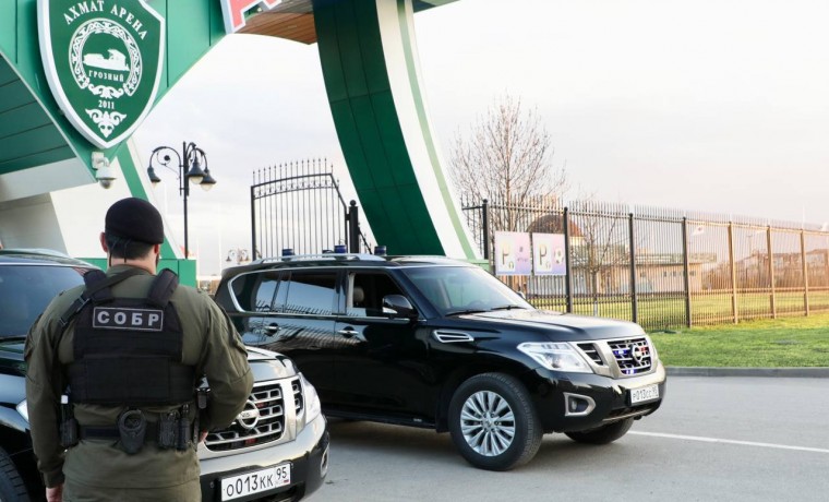 В Грозном Росгвардия обеспечила безопасность на четвертьфинале Кубка России по футболу