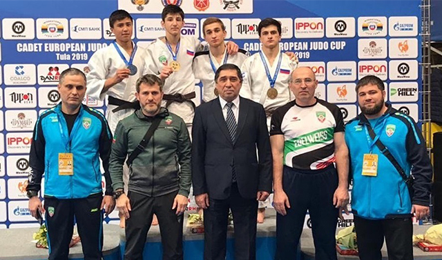 Чеченские дзюдоисты успешно выступили в составе сборной России на Кубке Европы