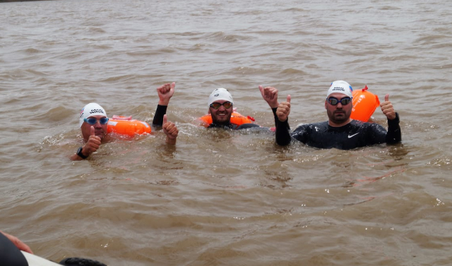 Чеченский Пловец принял участие в экологическом заплыве