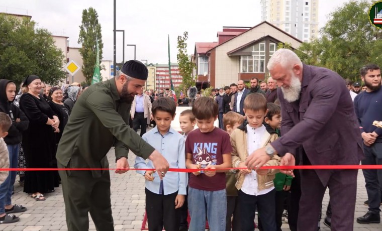 В Грозном открыта новая пешеходная зона по улице Магомеда Нурбагандова