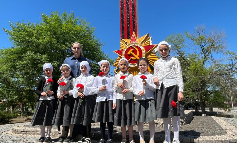 В Серноводском районе прошла акция в честь Дня Победы