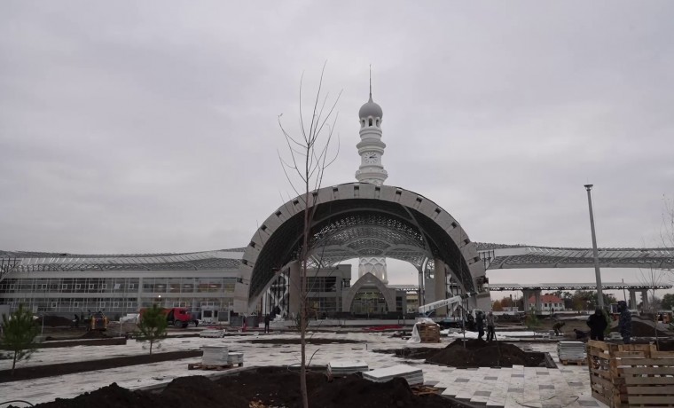 Строительство нового железнодорожного вокзала Грозного близится к завершению