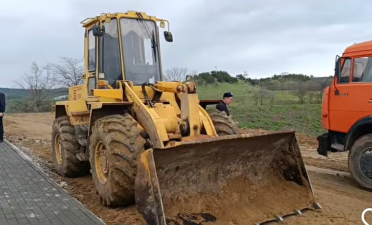 В Серноводском районе началось строительство новой детской площадки на улице Ахмата-Хаджи Кадырова