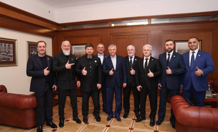 Рамзан Кадыров провел встречу с Вячеславом Володиным