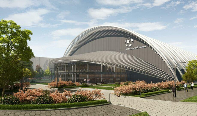 В Грозном появится первый крытый футбольный манеж