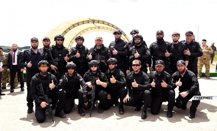 На территории РУС состоялся финальный этап тренировочных занятий Службы безопасности Главы ЧР