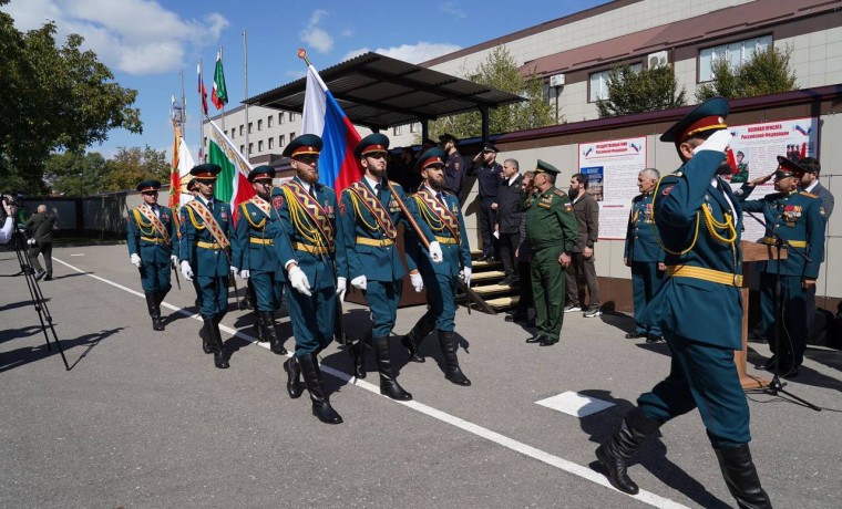 В Военном учебном центре ЧГУ им. А.А. Кадырова прошло торжественное мероприятие