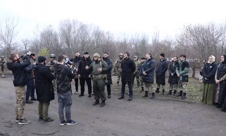 Делегация от Министерства культуры ЧР посетила место дислокации бойцов батальона «Запад-Ахмат»