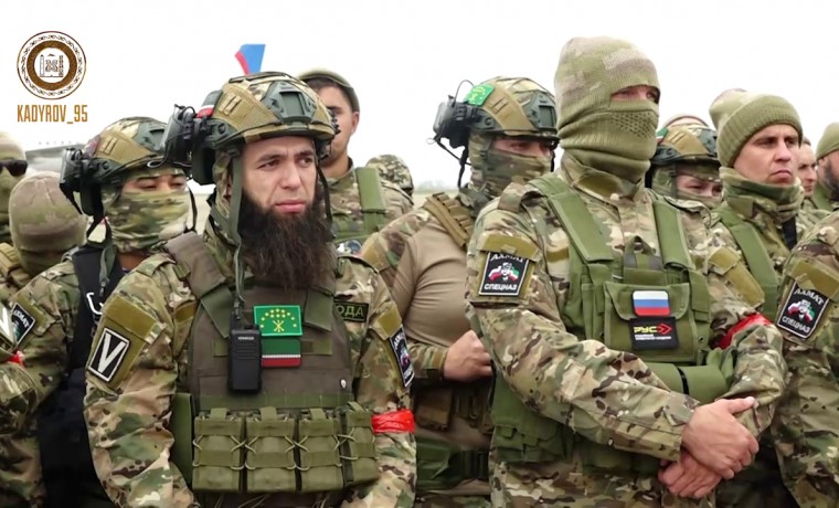 Очередная группа добровольцев направилась из Грозненского аэропорта в зону СВО