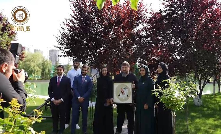 Рамзан Кадыров встретился с делегатами головного офиса Фонда Халифа