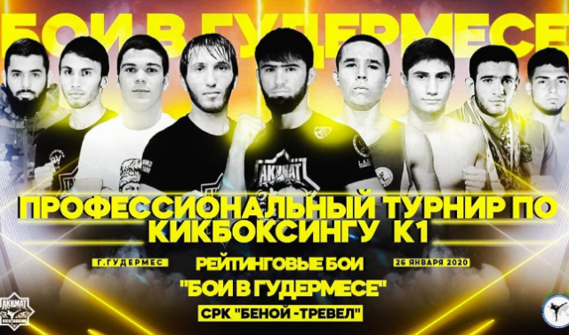 В Гудермесе пройдет профессиональный турнир по кикбоксингу К1