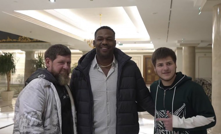 Рамзан Кадыров встретился с легендой UFC Джоном Джонсом