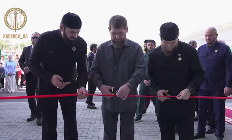 Рамзан Кадыров принял участие в церемонии открытия современного спортивного комплекса в Грозном